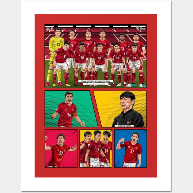 Timnas Indonesia pila aff  2022 Wall Art by Renaldi | Vector Cilegon